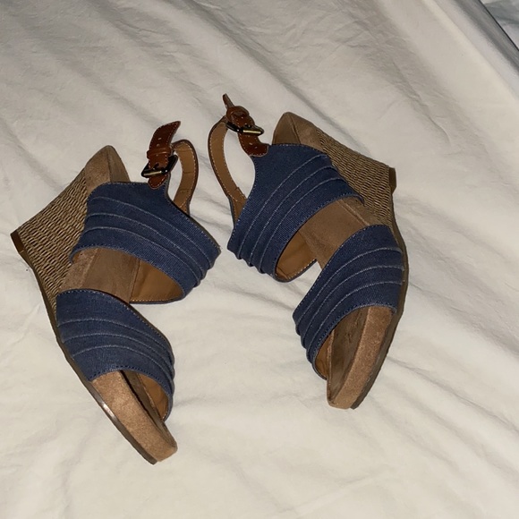 Blue jean wedges - Picture 4 of 5